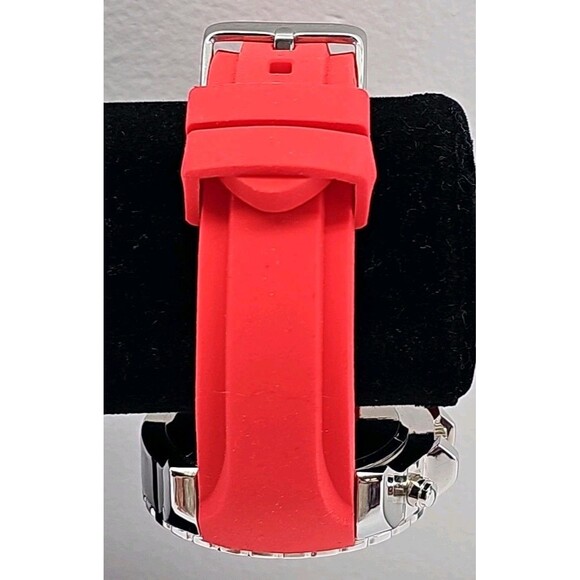 32West Styl'z Men's Watch RED Color Strap & Bezel New DC on dial = Dade County - Picture 5 of 12
